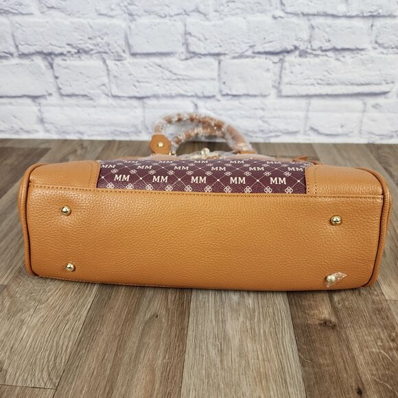 The Danbury‎ Mint Satchel Personalized Initials MM Women's Handbag Crossbody Bag - Picture 7 of 11